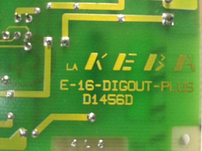Used KEBA Engel Output Board E-16-DIGOUT-PLUS D1456D Used
