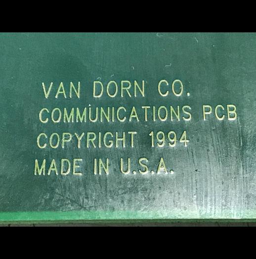 Used VAN DORN Communication Board PC330-081 330-081 Used