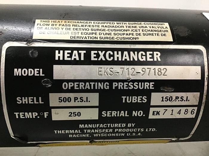 Used THERMAL TRANSFER Heat Exchanger EKS-712-97182 #139235