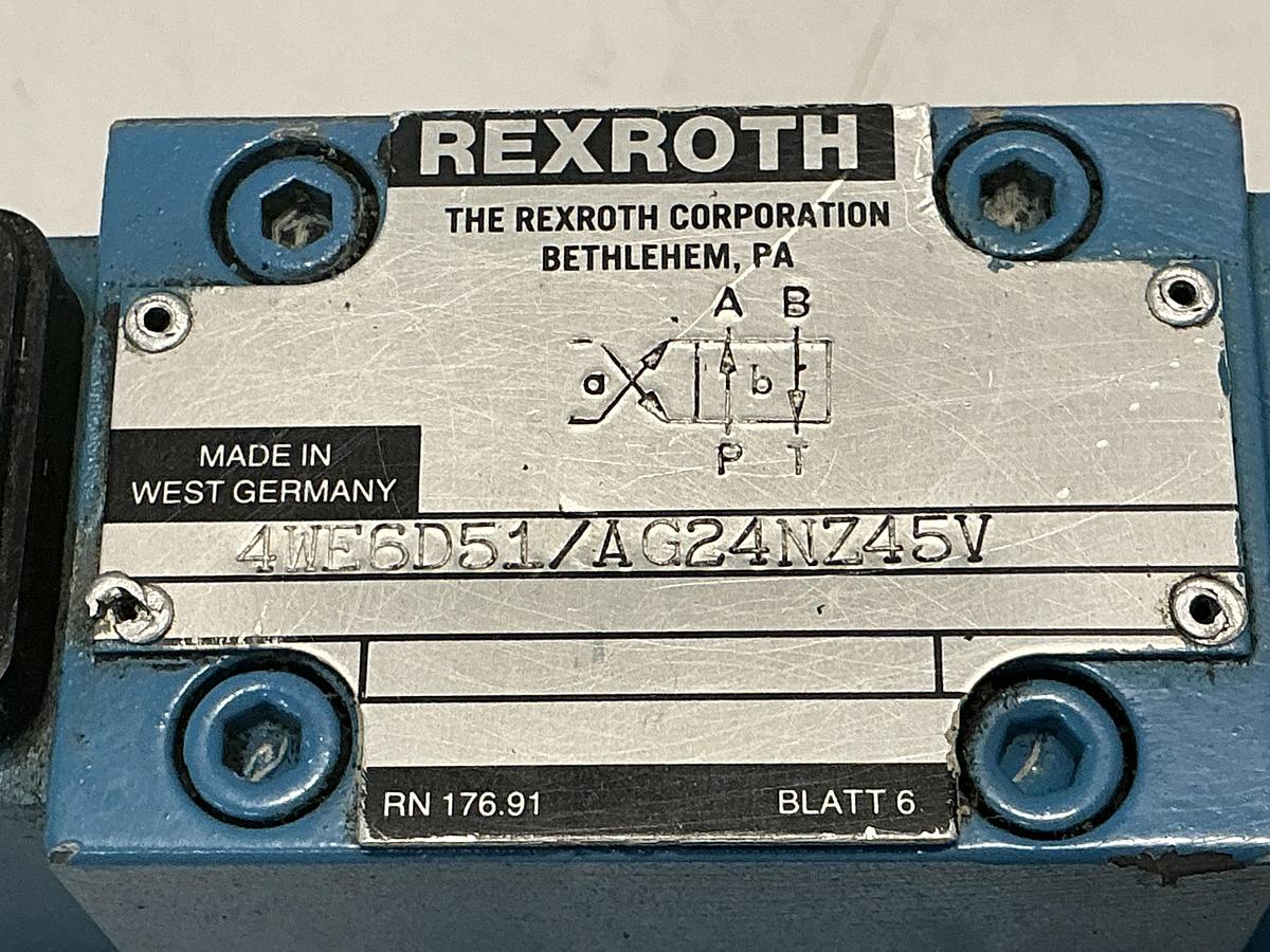 Used REXROTH 4WE6D51/AG24NZ45V