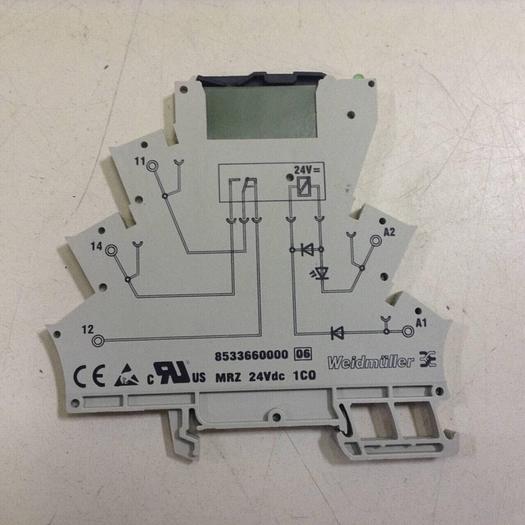 Used WEIDMULLER Safety Relay MRZ 24VDC 1CO #85822