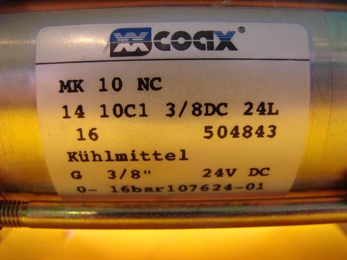 Used SPRINGER CO-AX Valve MK102C11GGB3/8P20XB #10495