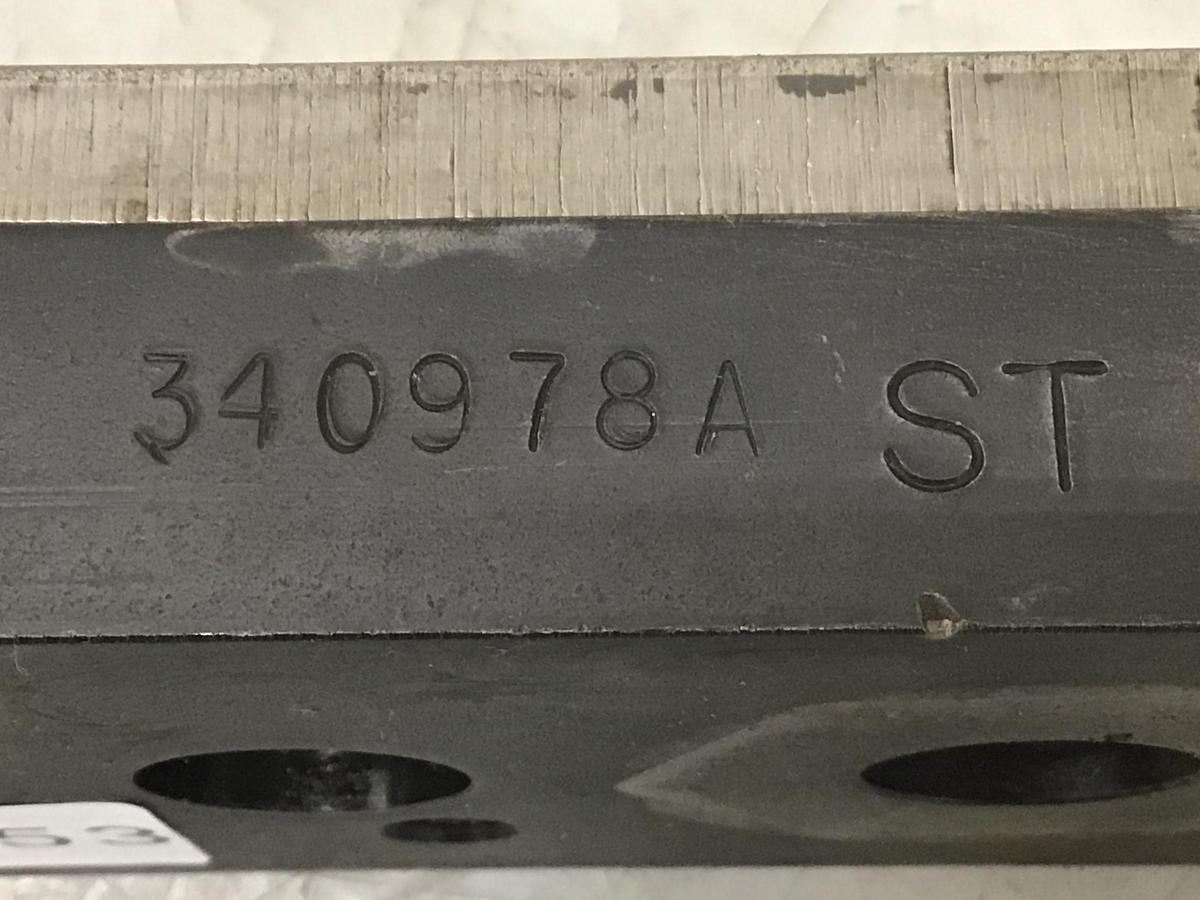 Used VAN DORN 340978AST Center Platen Shoe Assembly Used #142853