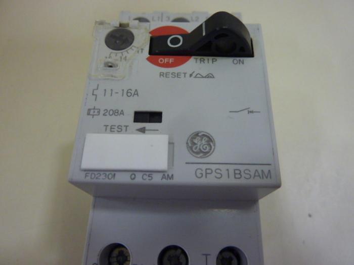 Used GENERAL ELECTRIC / GE Manual Motor Starter GPS1BSAM #63806