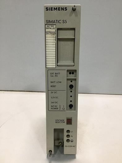 Used SIEMENS Power Supply 6ES5 951-7LD12 #112131