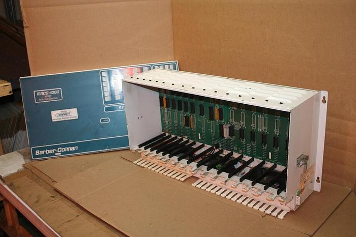 Used BARBER COLMAN Control Card Rack 45AA #20335