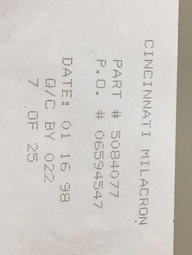 Used CINCINNATI MILACRON Robot Interface 5084077 #136095