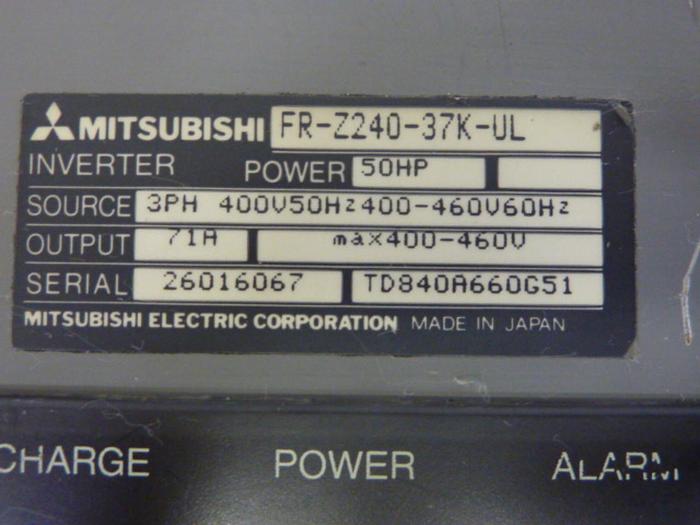 Used MITSUBISHI Inverter FR-Z240-37K-UL Used