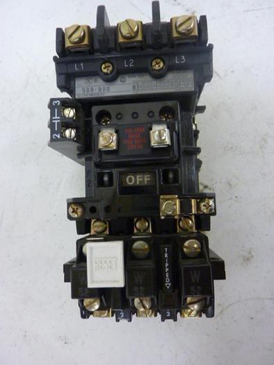 Used ALLEN BRADLEY Starter Size 1 509-BOD SER B W52 #50053
