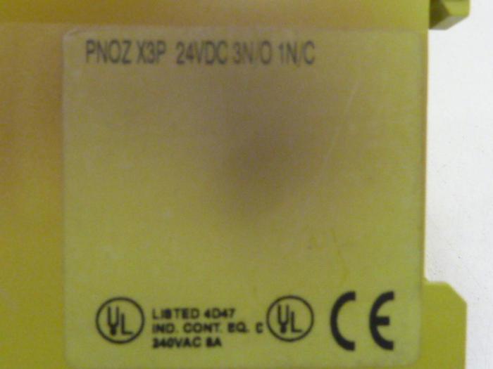 Used PILZ Safety Relay PNOZX3P24VDC3N/01N/C #64692