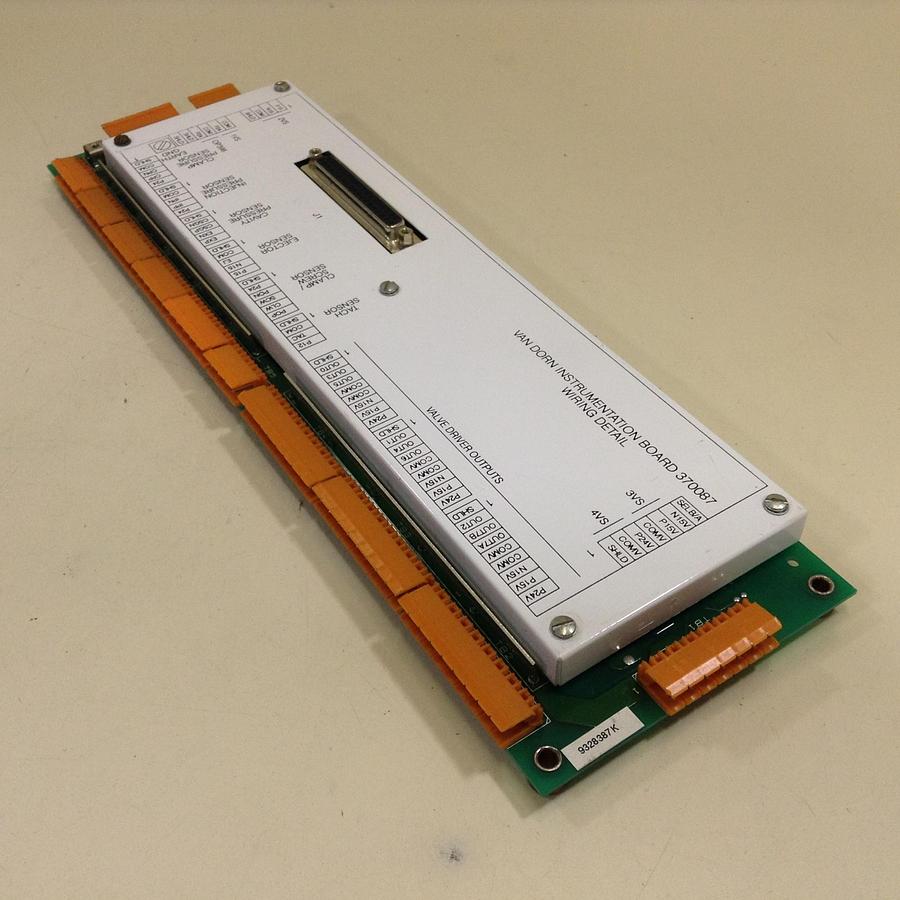 Used VAN DORN Instrumentation Board 370087 USED