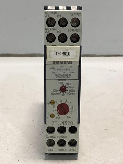 Used SIEMENS Relay 7PU4320-2BJ20 #120267