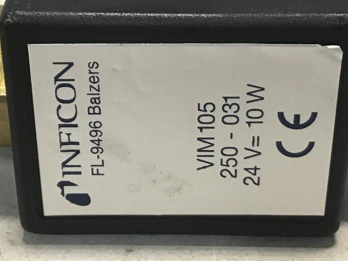 Used INFICON Gauge / Valve FL-9496 BALZERS #124336