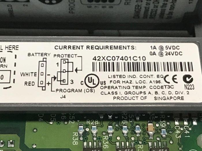 Used ALLEN BRADLEY 5/04 Processor Module 1747-L542 SER C #127345
