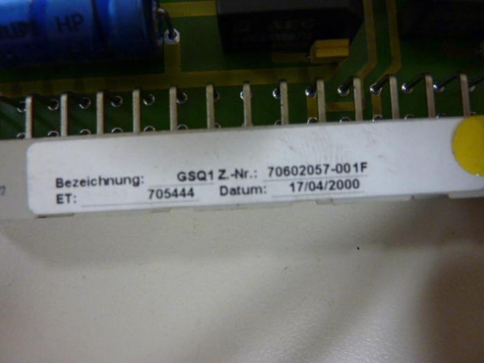 Used AEG Circuit Board 70602057C600 #53409
