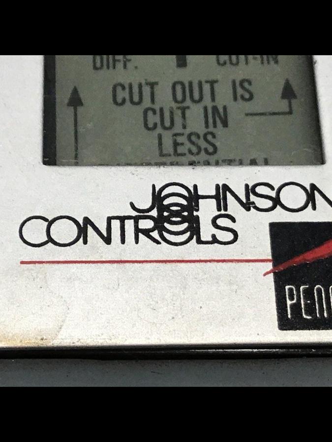 Used JOHNSON CONTROLS Pressure Control Switch P70AA-116 Used