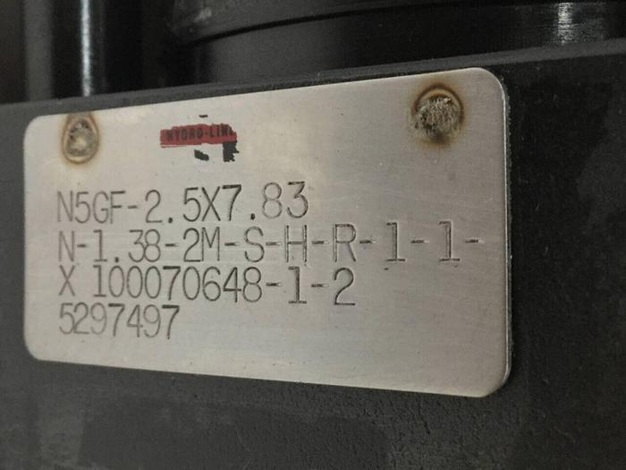 Used HYDRO LINE Clamp Cylinder N5GF-2.5X7.83