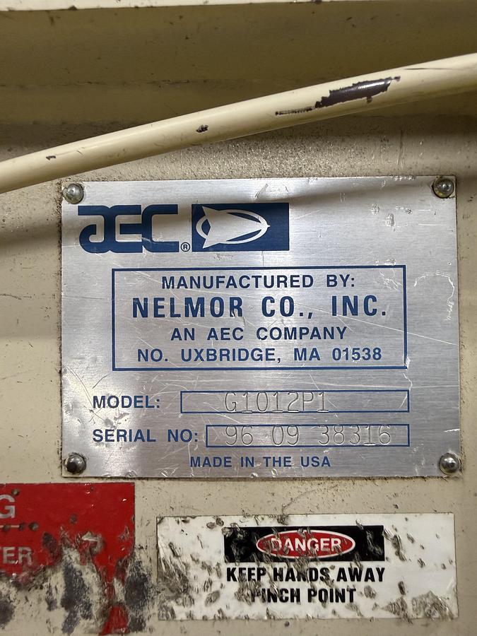 Used NELMOR G1012P1 Grinder Granulator Plastic USED #152637 Needs to be cleaned
