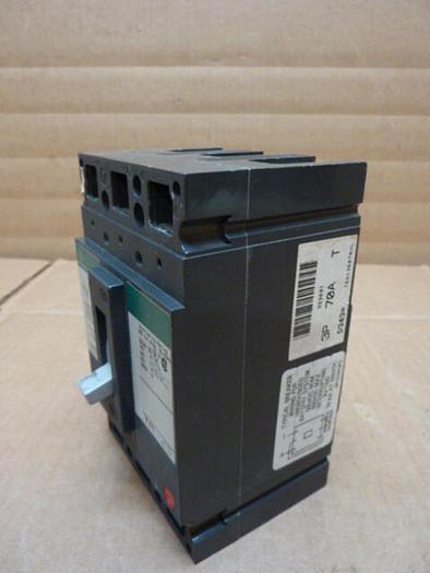 Used GENERAL ELECTRIC / GE 70 Amp Circuit Breaker TED136070 #26680