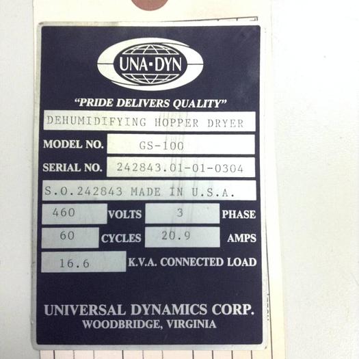 Used EATON CUTLER HAMMER 0.5 kVA Transformer S20N11E51A #87389