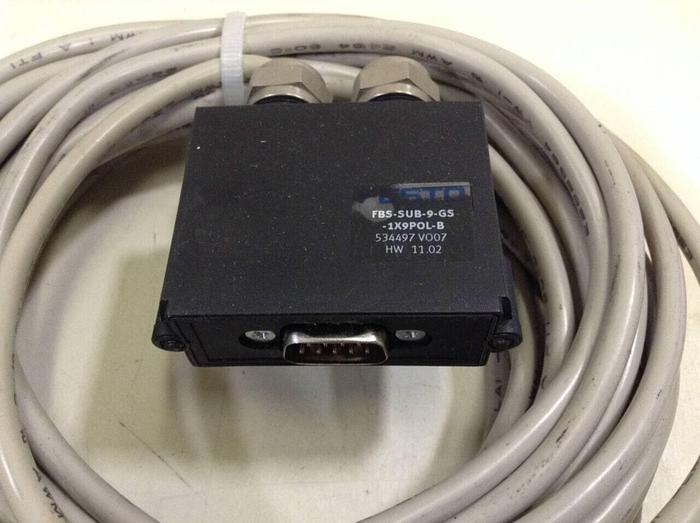 Used FESTO Plug w/ Cable FBS-SUB-9-GS-1X9POL-B #73989