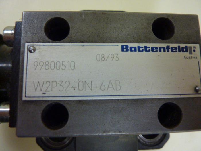 Used BATTENFELD Valve W2P32-0N-6AB #54162
