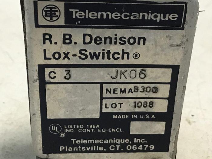Used TELEMECANIQUE Limit Switch C3JK06 #121447