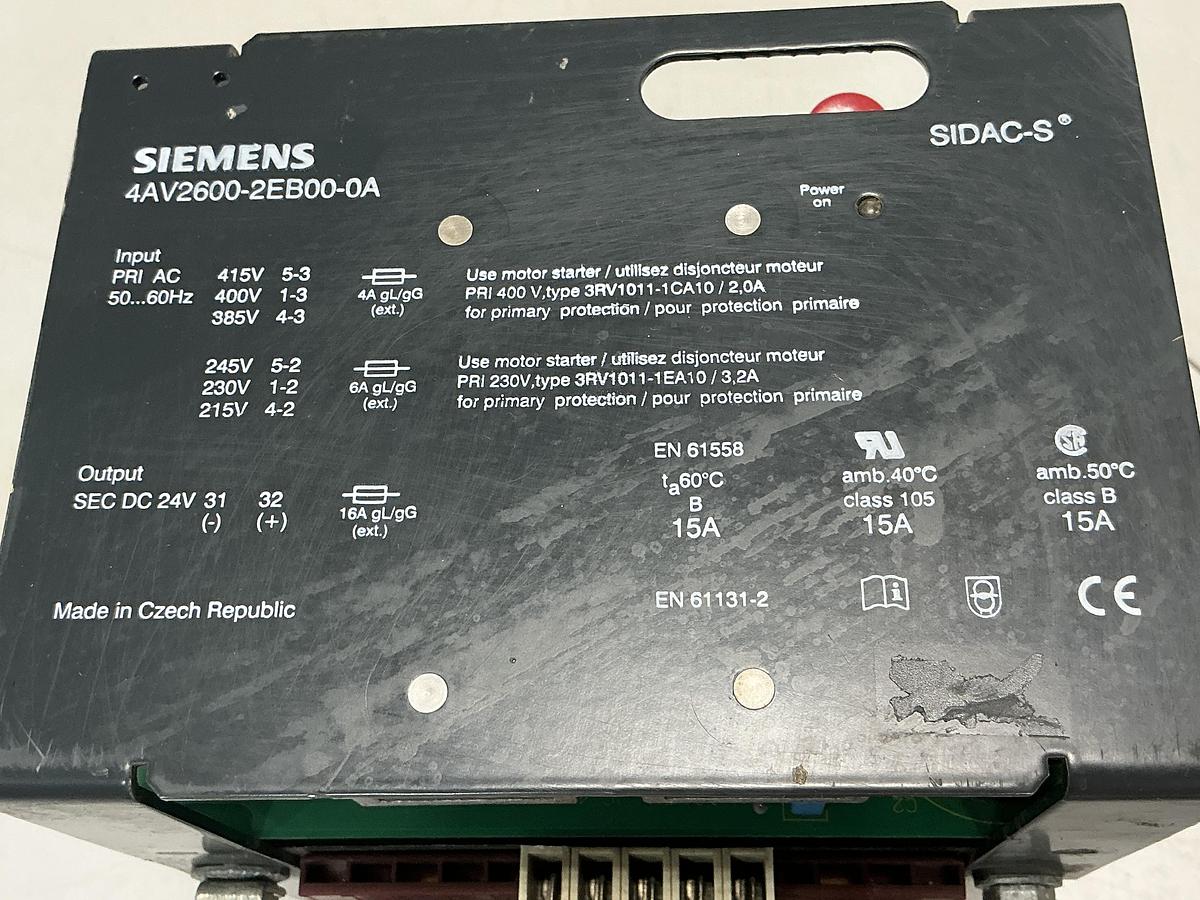 Used SIEMENS 4AV2600-2EB00-0A