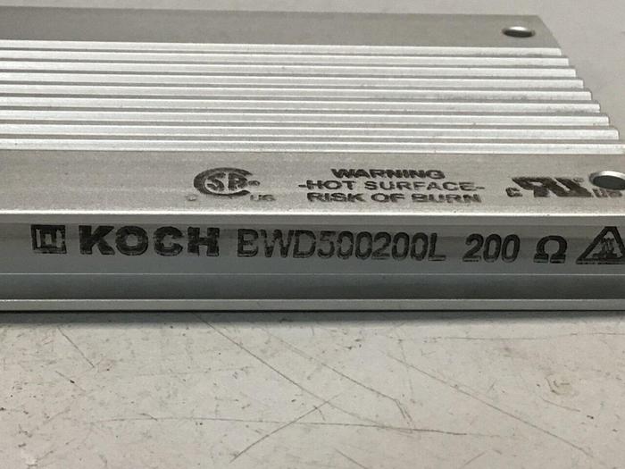 Used KOCH Braking Resistor BWD500200L #119281