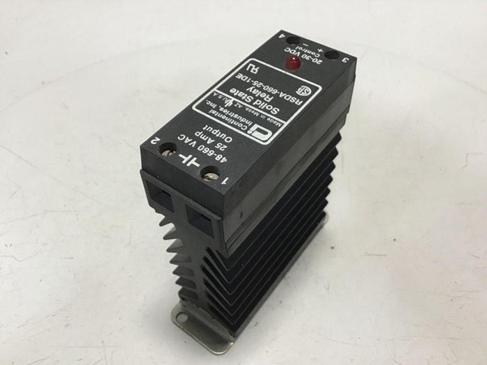 Used CONTINENTAL INDUSTRIES Solid State Relay RSDA-660-25-1DE #134769