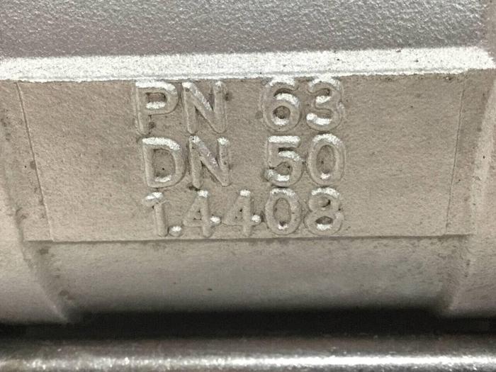 Used HUSKY 3-Piece Stainless Steel Ball Valve PN 63 #92488