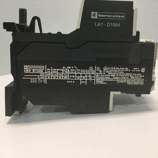 Used TELEMECANIQUE Thermal Overload Relay LR2D1322 #94219