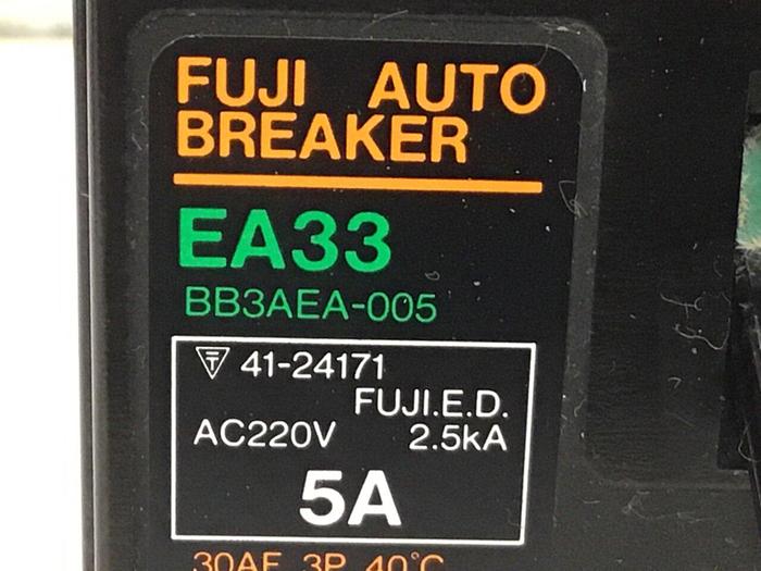 Used FUJI AIR TOOLS 5 Amp Circuit Breaker EA33-5 #119756