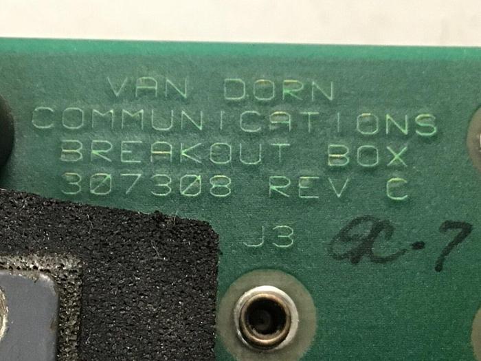 Used CINCINNATI MILACRON Communications Breakout Board 307308 #119367