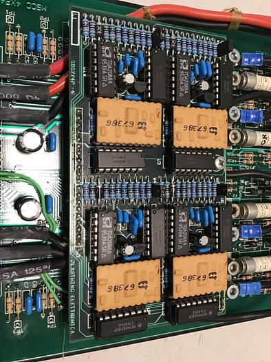 Used PLASTHING 4 Zone Control Card MSCC 4X24-01 #119204