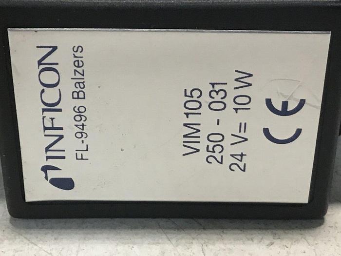 Used INFICON Gauge / Valve FL-9496 BALZERS #124348