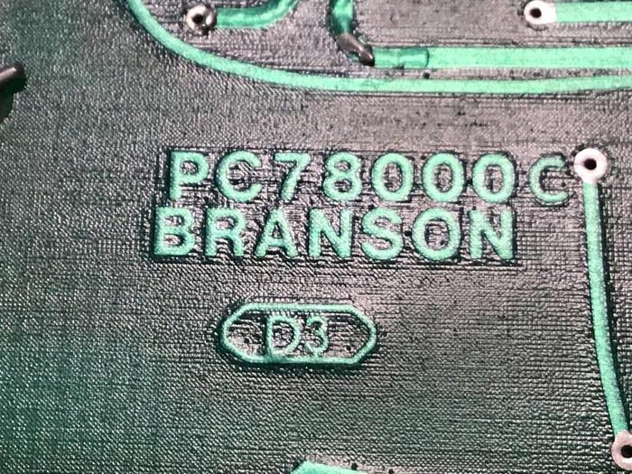 Used BRANSON Circuit Board PC78000C USED