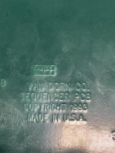 Used VAN DORN ASSY 330029 REV-B