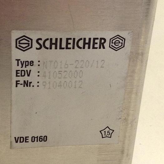 Used SCHLEICHER Power Supply NT016-220/12 #78469