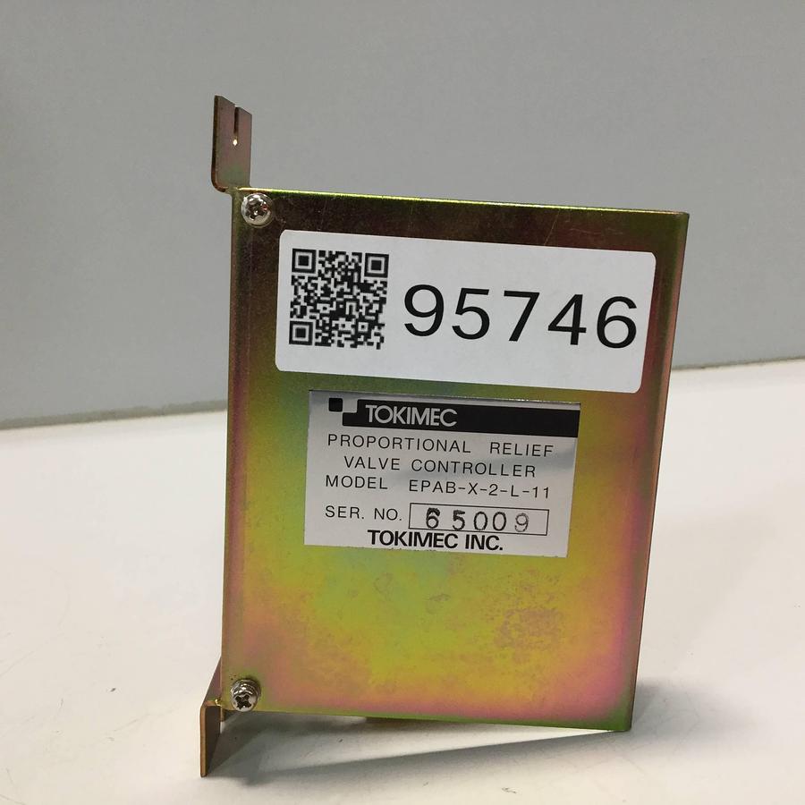 Used TOKIMEC Proportional Relief Valve Controller EPAB-X-2-L-11 Used
