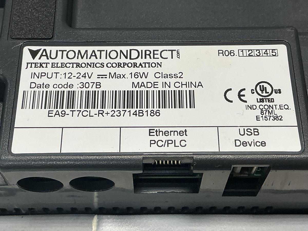 Used AUTOMATIONDIRECT EA9-T7CL-R+23714B186