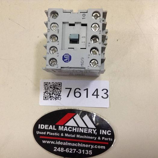Used ALLEN BRADLEY Contactor 100-M09NZ.3 SER A #76143
