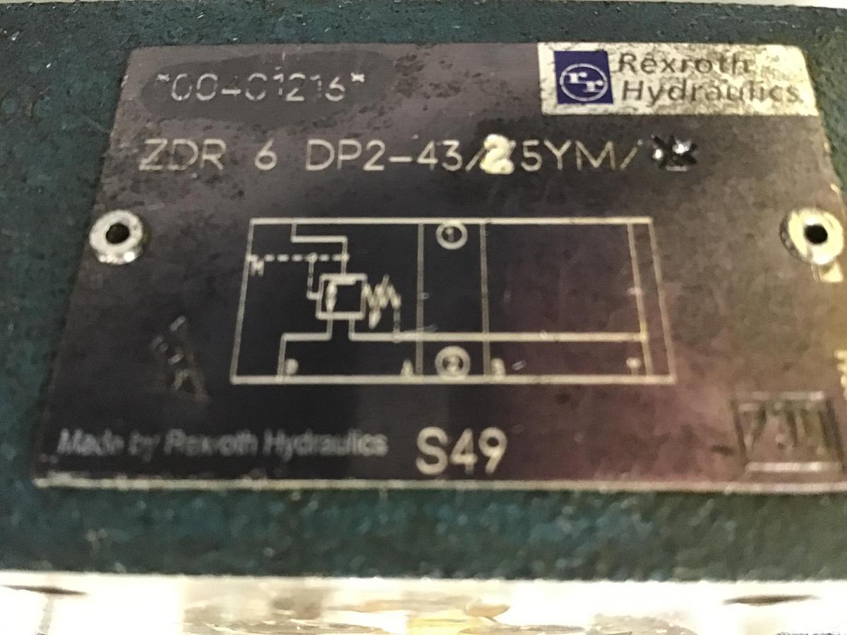 Used REXROTH ZDR6DP24325YM12 Valve Used #141554