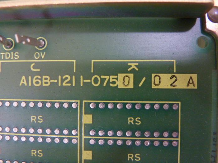 Used FANUC Circuit Board A16B-1211-0750/02A #77064