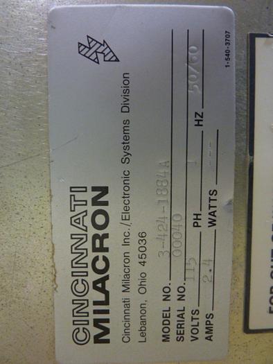 Used CINCINNATI MILACRON Power Supply 3-424-1884A #62803