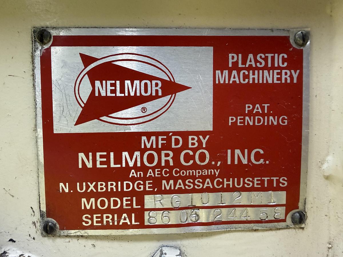 Used DNL / NOT CLEANED NELMOR RG1012M1 Grinder Granulator USED