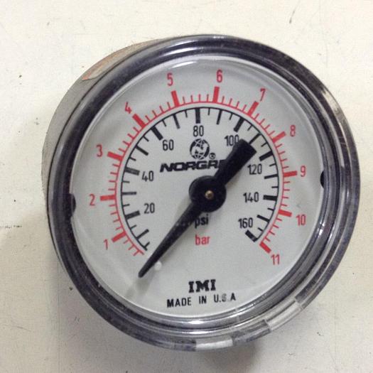 Used NORGREN Pressure Gauge GAUGE814 #83814