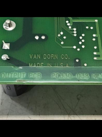 Used VAN DORN Pathfinder DC Output Board PC330-038 Used