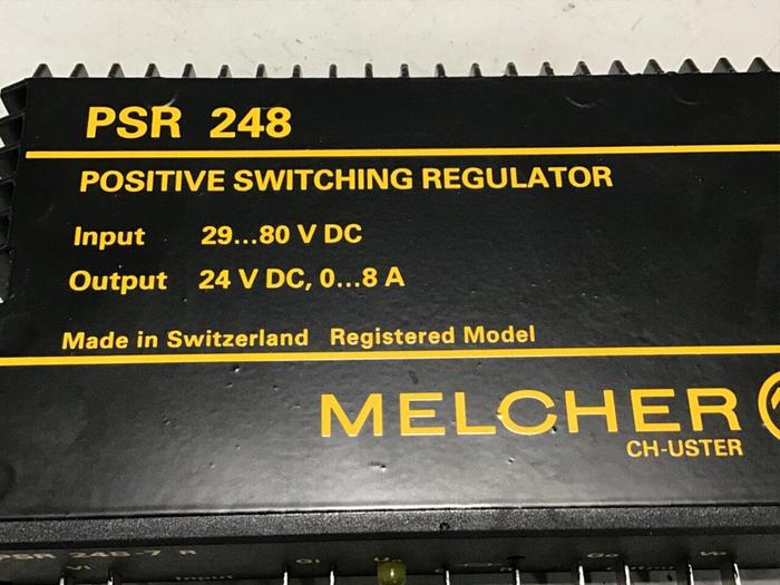 Used MELCHER Switching Regulator PSR248-7 R #116140