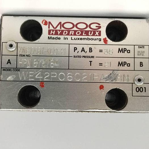 Used MOOG Valve WE42P06C21PAOBN #91747
